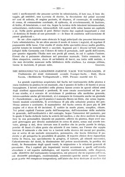 La stomatologia periodico mensile