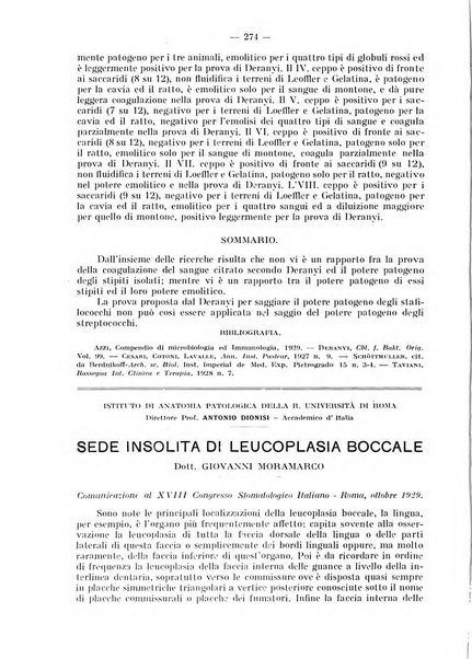 La stomatologia periodico mensile