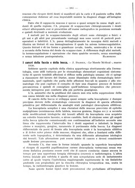 La stomatologia periodico mensile