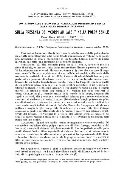 La stomatologia periodico mensile