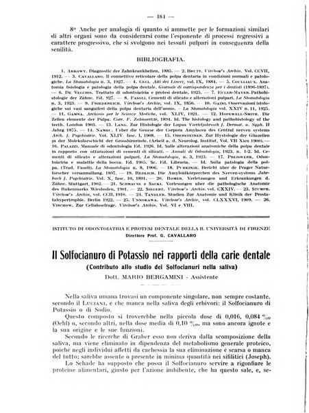 La stomatologia periodico mensile