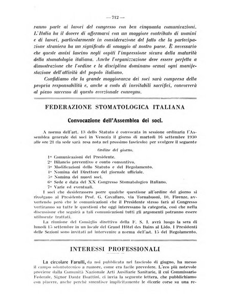 La stomatologia periodico mensile