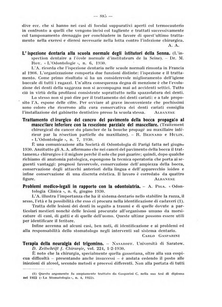 La stomatologia periodico mensile