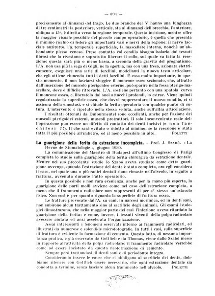 La stomatologia periodico mensile