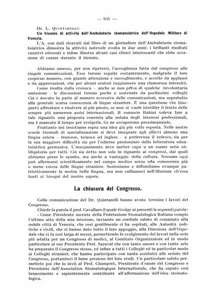 La stomatologia periodico mensile