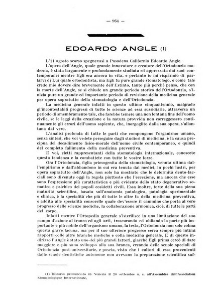 La stomatologia periodico mensile