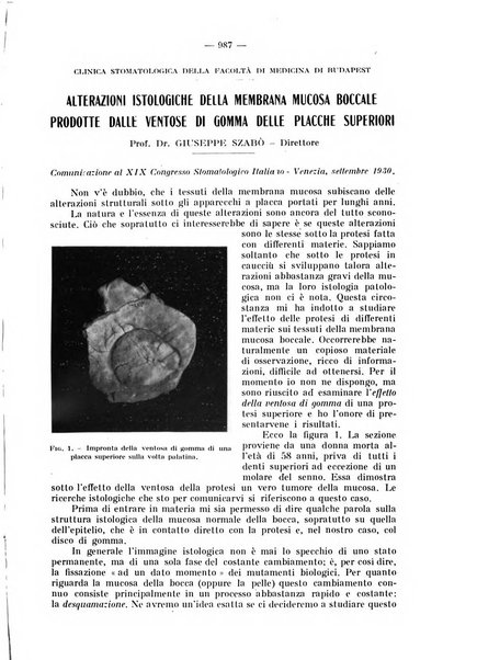 La stomatologia periodico mensile