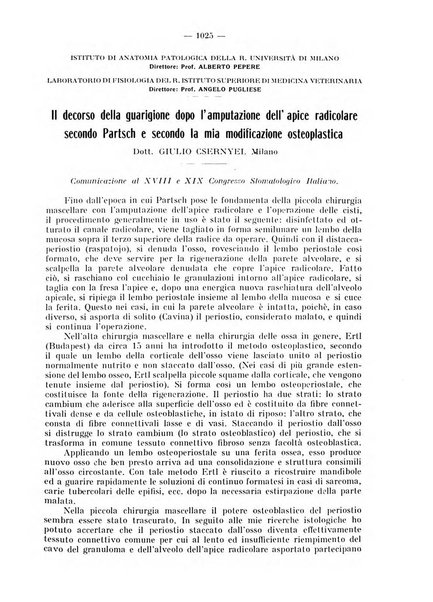 La stomatologia periodico mensile