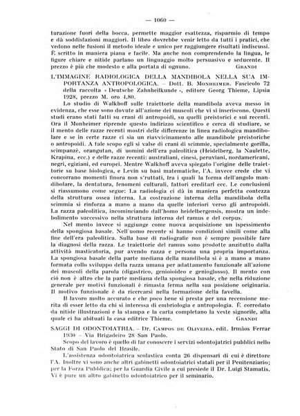 La stomatologia periodico mensile