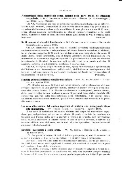 La stomatologia periodico mensile