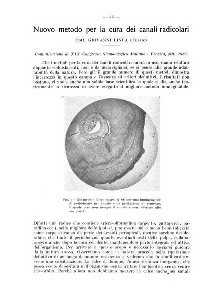 La stomatologia periodico mensile