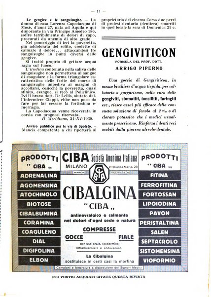 La stomatologia periodico mensile