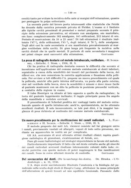 La stomatologia periodico mensile