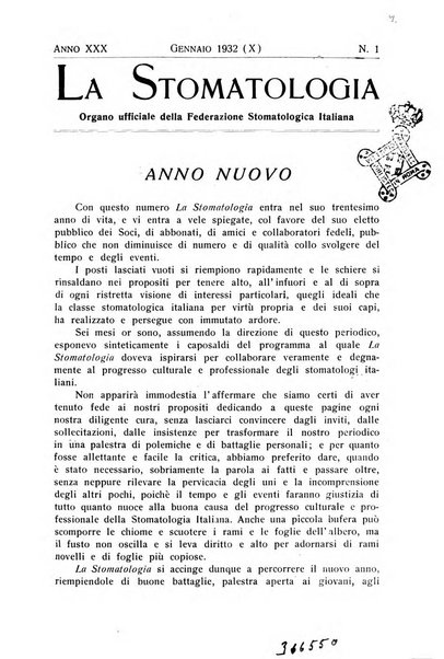 La stomatologia periodico mensile