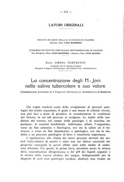 La stomatologia periodico mensile