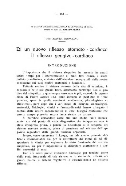 La stomatologia periodico mensile