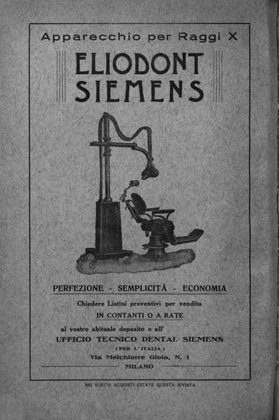 La stomatologia periodico mensile