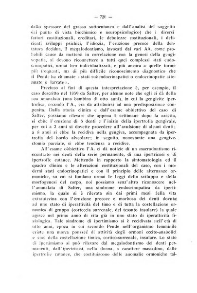 La stomatologia periodico mensile