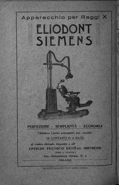 La stomatologia periodico mensile