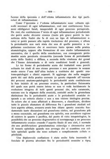 La stomatologia periodico mensile