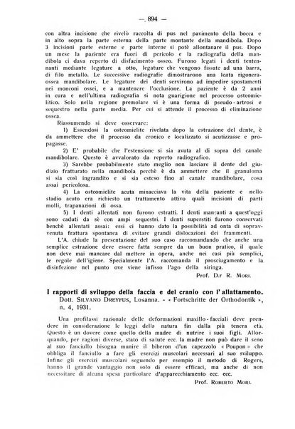 La stomatologia periodico mensile