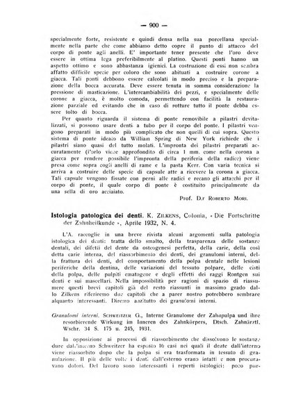 La stomatologia periodico mensile