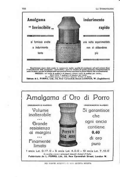 La stomatologia periodico mensile