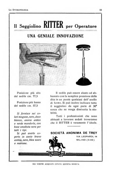 La stomatologia periodico mensile