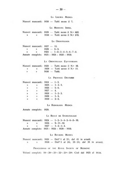 La stomatologia periodico mensile