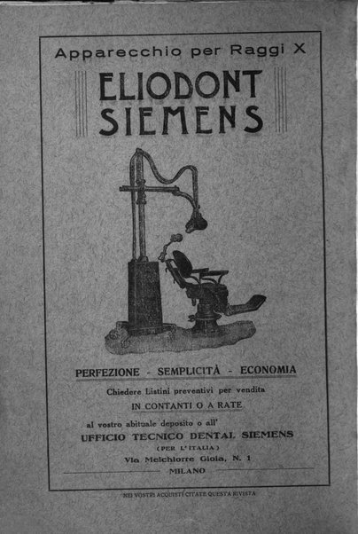 La stomatologia periodico mensile