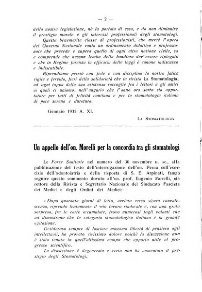 La stomatologia periodico mensile