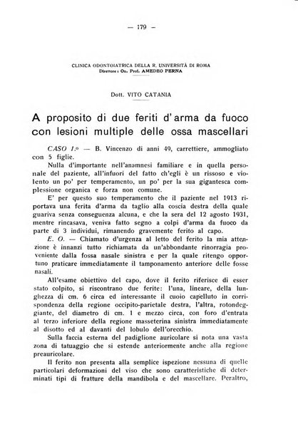 La stomatologia periodico mensile