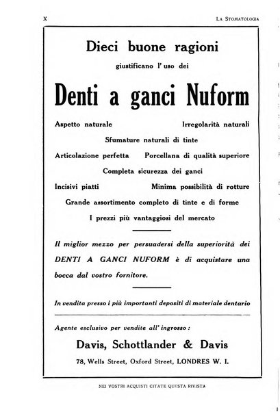 La stomatologia periodico mensile