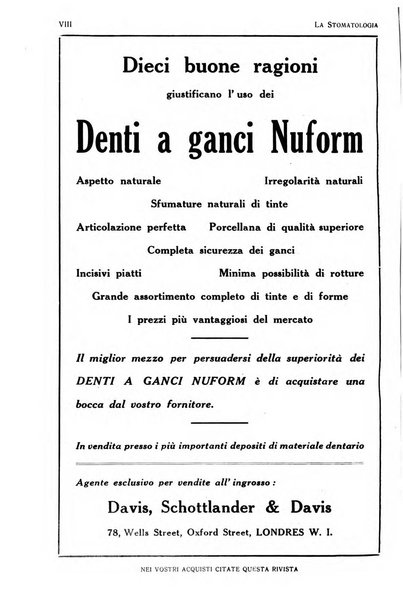 La stomatologia periodico mensile