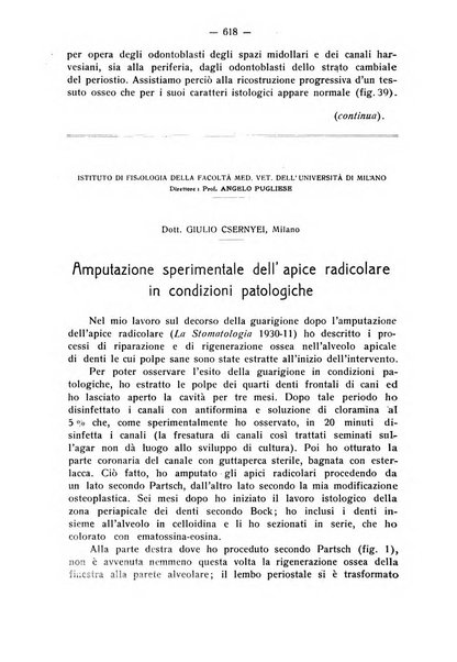 La stomatologia periodico mensile