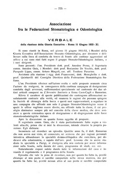 La stomatologia periodico mensile