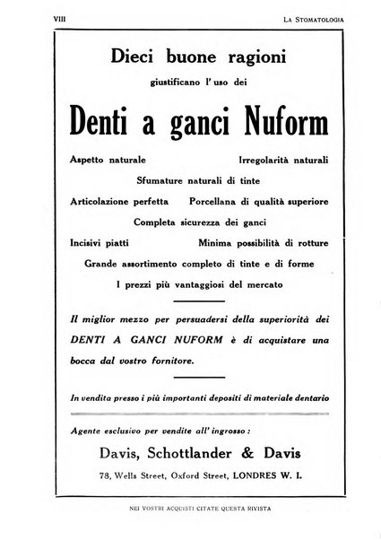 La stomatologia periodico mensile