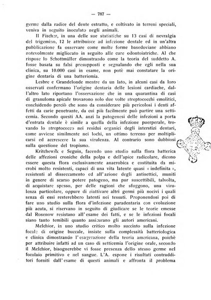 La stomatologia periodico mensile