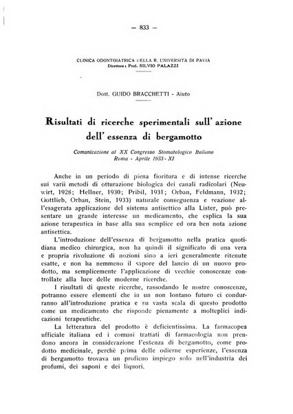 La stomatologia periodico mensile