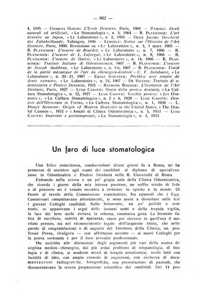 La stomatologia periodico mensile