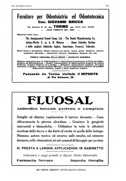 La stomatologia periodico mensile