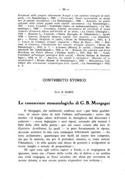 La stomatologia periodico mensile