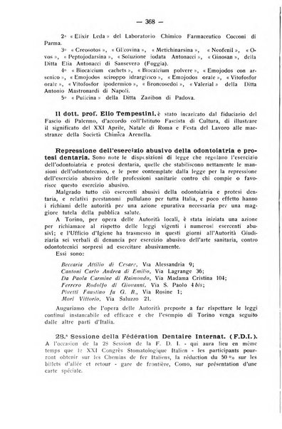 La stomatologia periodico mensile