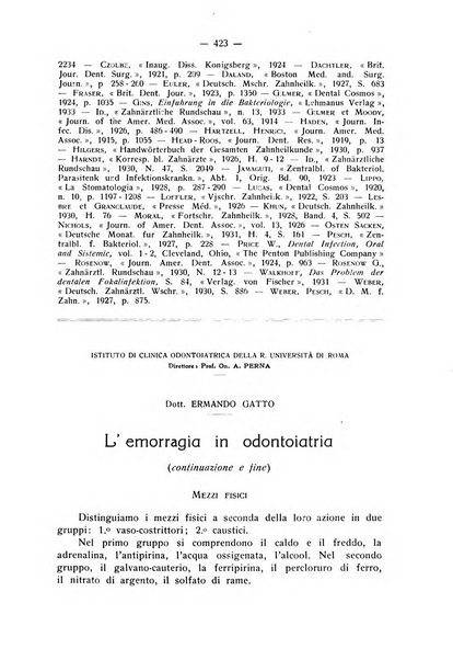 La stomatologia periodico mensile