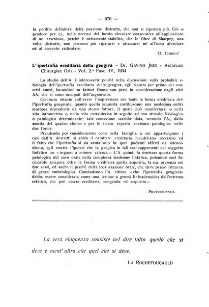 La stomatologia periodico mensile