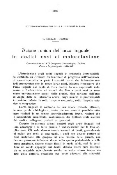 La stomatologia periodico mensile