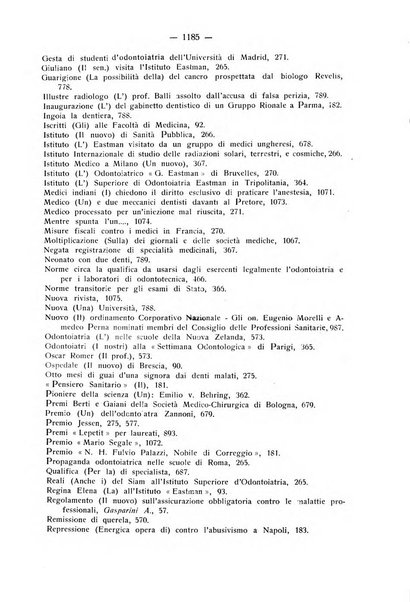 La stomatologia periodico mensile