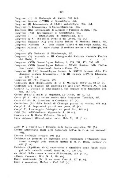 La stomatologia periodico mensile