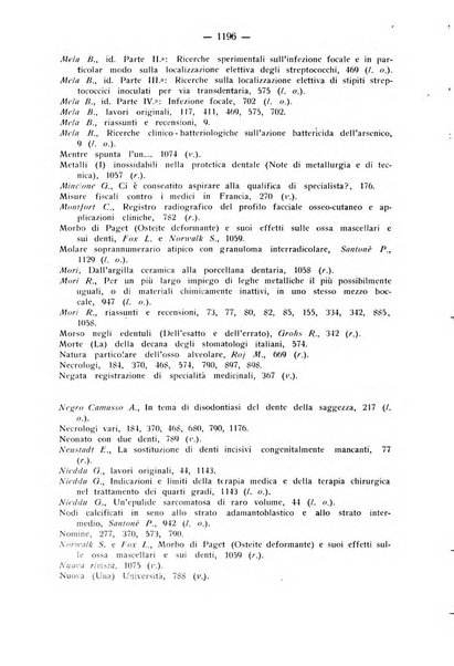 La stomatologia periodico mensile