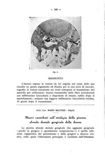 La stomatologia periodico mensile